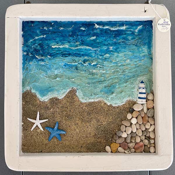 Waves - 37 cm x 37 cm - 60 € Waves - 37 cm x 37 cm - 60 €