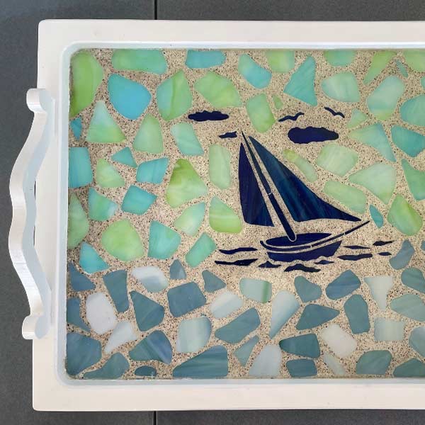 Crystal blue - 44 cm x 32 cm - 120 € Crystal blue - 44 cm x 32 cm - 120 €